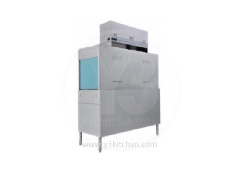 Double Tank Conveyor Dish Washer with Built In 36kW Booster Heater